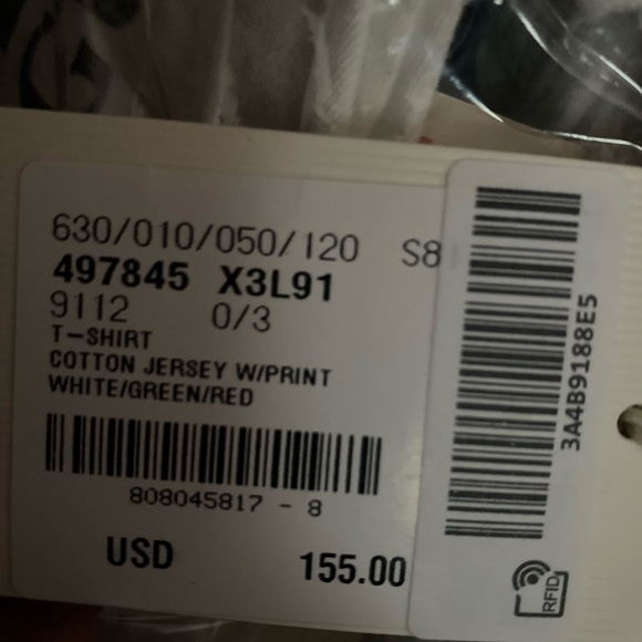 Baby T-shirt with Gucci logo - Picture 3 of 4